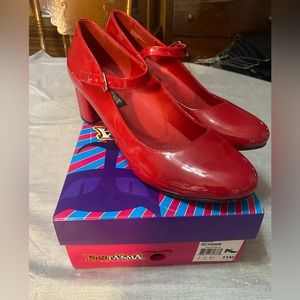 Patent Leather Mary Jane Heels